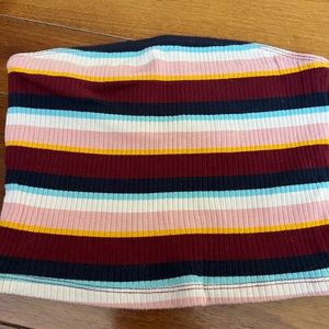 Holister multicolored tube top